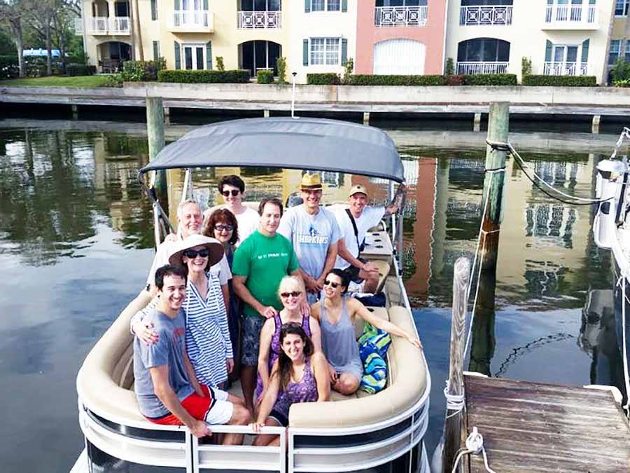 Freedom Boat Club Vero Beach Florida pontoon boat ride