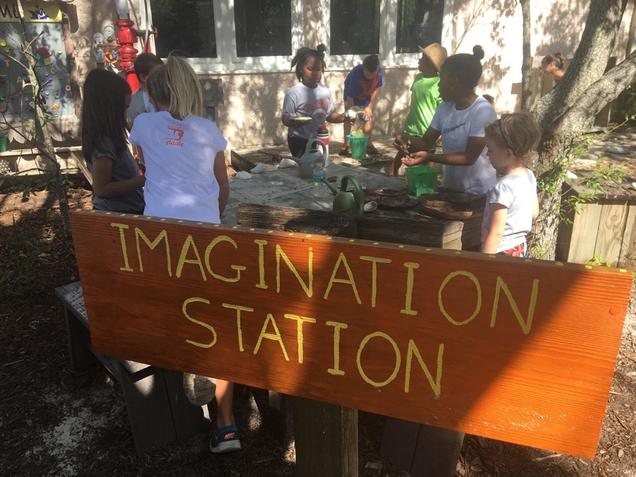 Kids at the Imagination Station Environmental Learning Center Vero Beach Florida