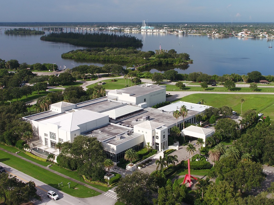 Aerial view of the Vero Beach Museum of Art Vero Beach Florida